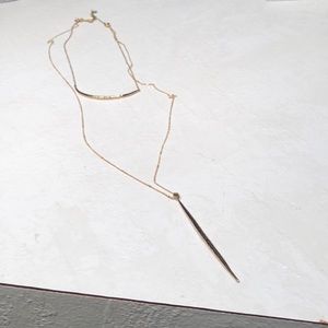 Stella & Dot gold Kari necklace
